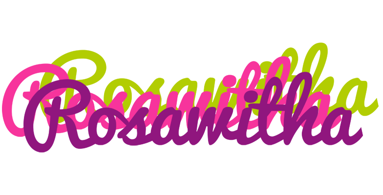 Rosawitha flowers logo