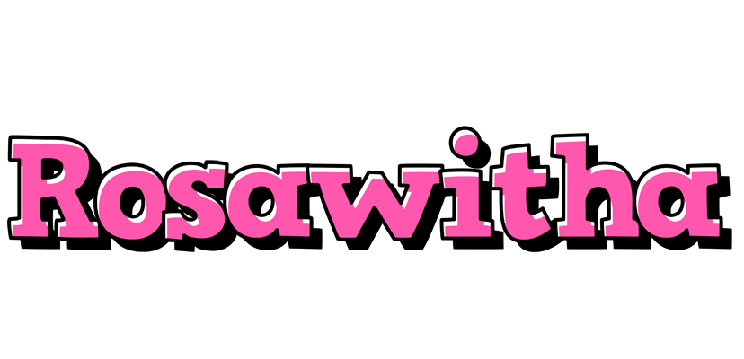 Rosawitha girlish logo