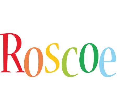 Roscoe birthday logo