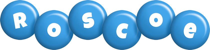 Roscoe candy-blue logo