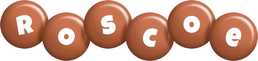 Roscoe candy-brown logo