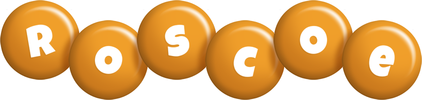 Roscoe candy-orange logo