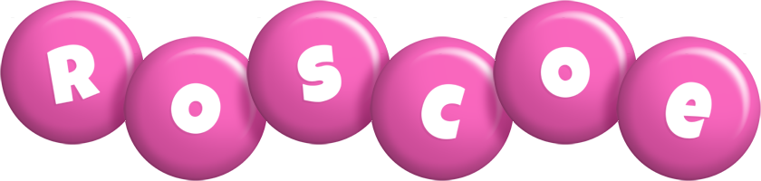 Roscoe candy-pink logo
