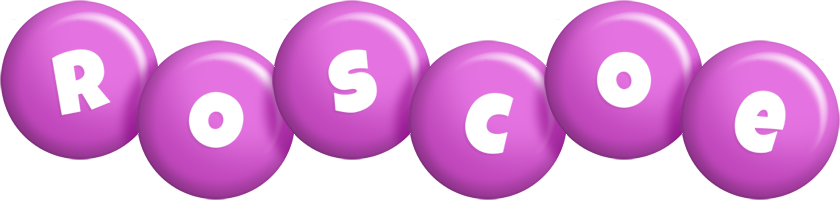 Roscoe candy-purple logo