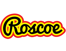 Roscoe flaming logo