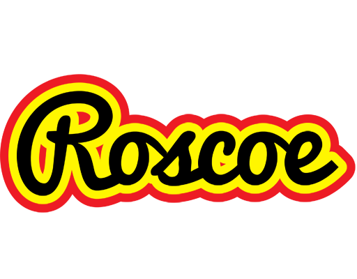 Roscoe flaming logo