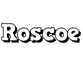 Roscoe snowing logo