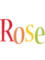 Rose birthday logo