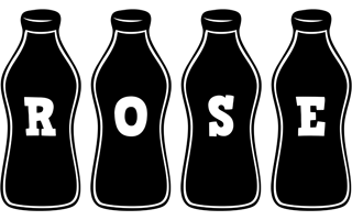 Rose bottle logo