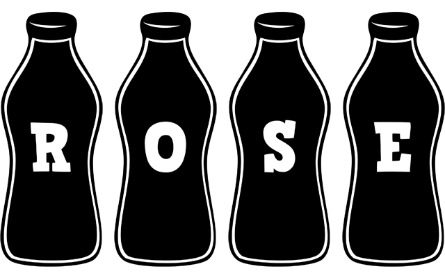 Rose bottle logo