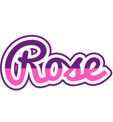 Rose cheerful logo