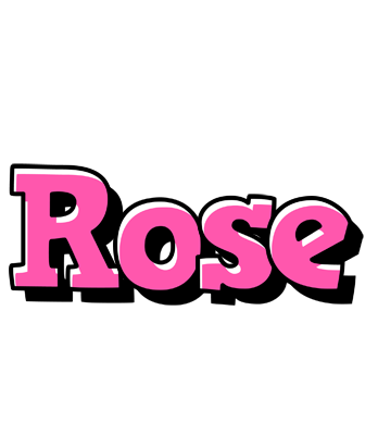 Rose girlish logo