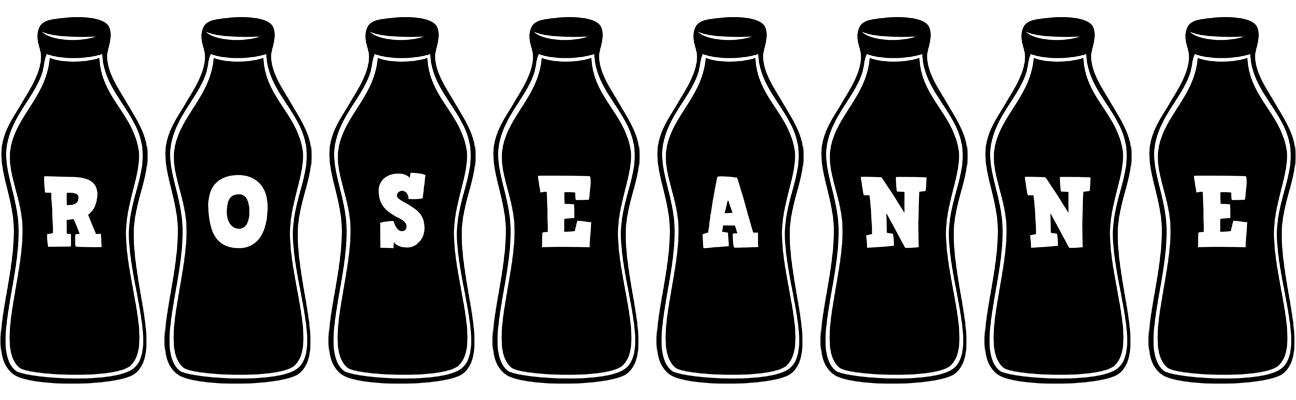 Roseanne bottle logo