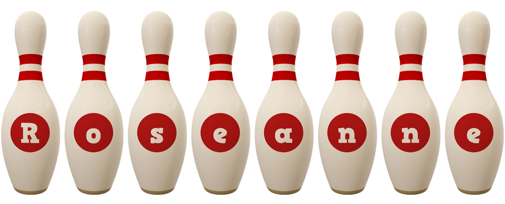 Roseanne bowling-pin logo