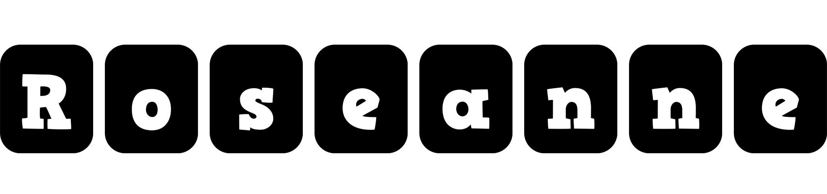 Roseanne box logo