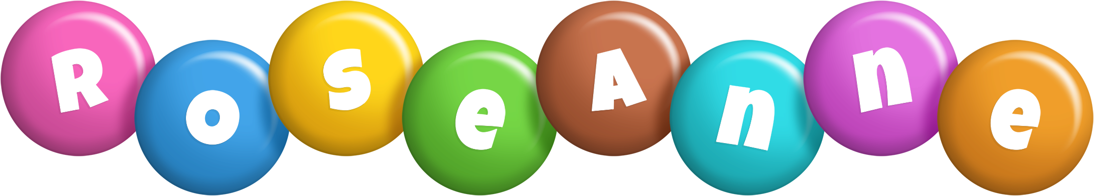 Roseanne candy logo