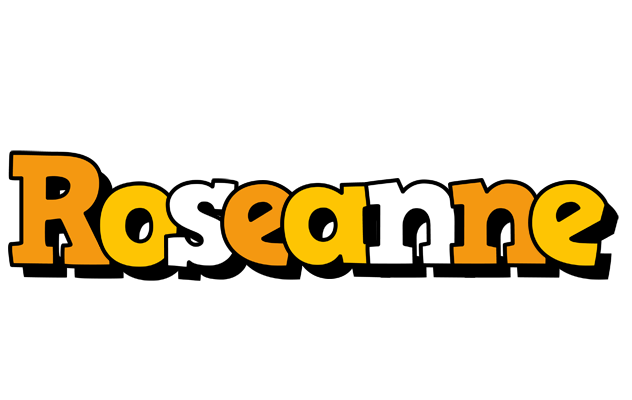 Roseanne cartoon logo