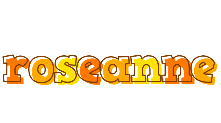 Roseanne desert logo