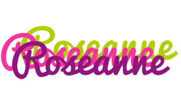 Roseanne flowers logo