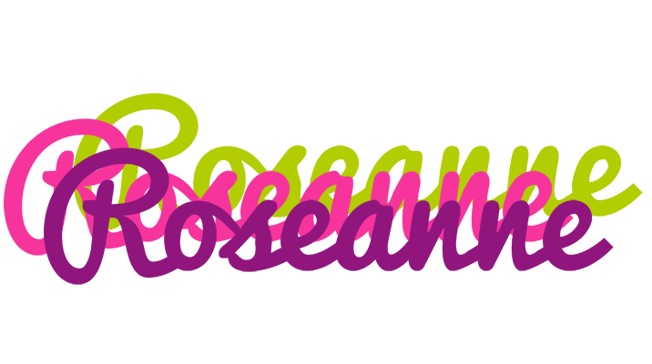 Roseanne flowers logo