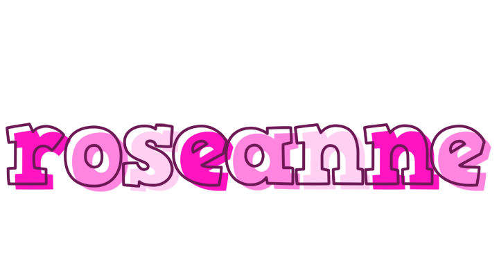 Roseanne hello logo