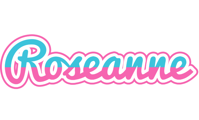 Roseanne woman logo