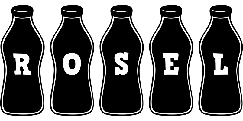 Rosel bottle logo