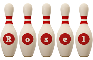 Rosel bowling-pin logo