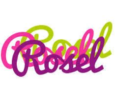 Rosel flowers logo