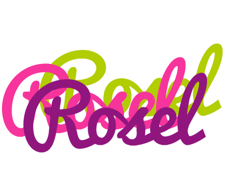 Rosel flowers logo