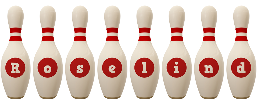 Roselind bowling-pin logo