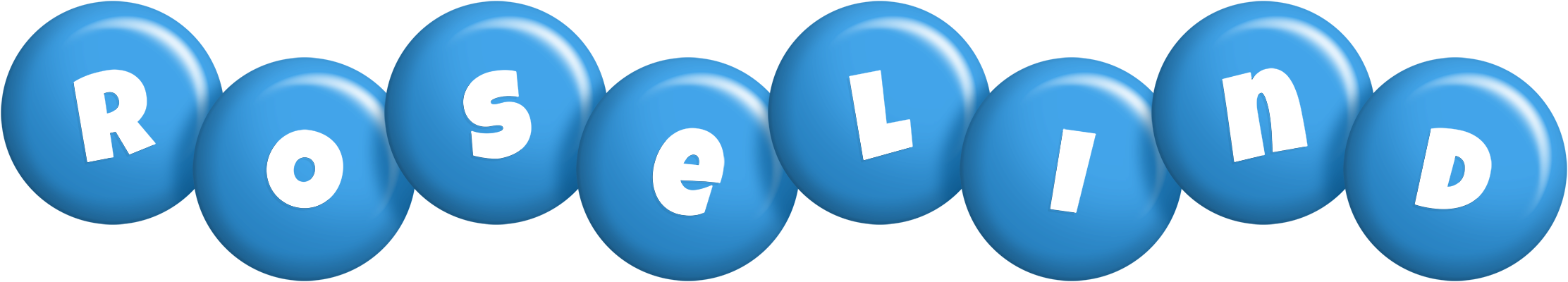 Roselind candy-blue logo