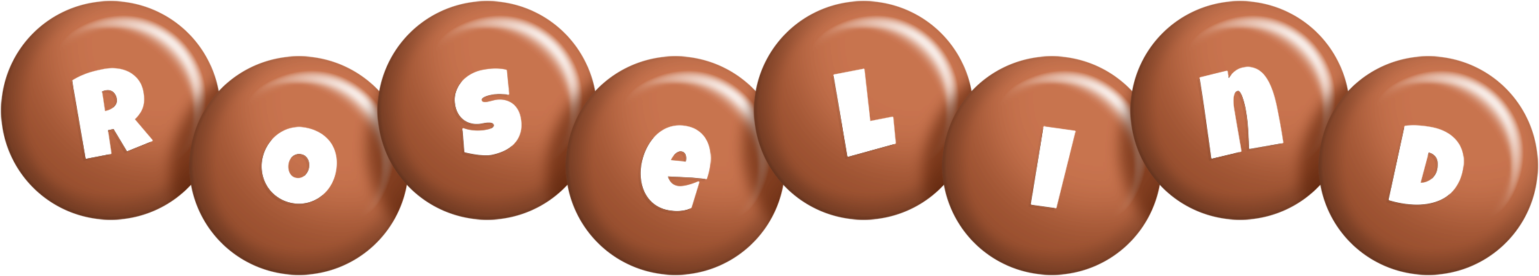Roselind candy-brown logo