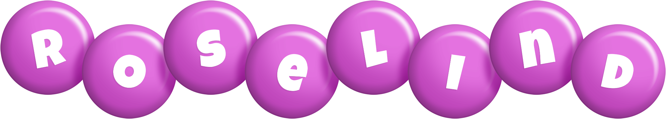 Roselind candy-purple logo