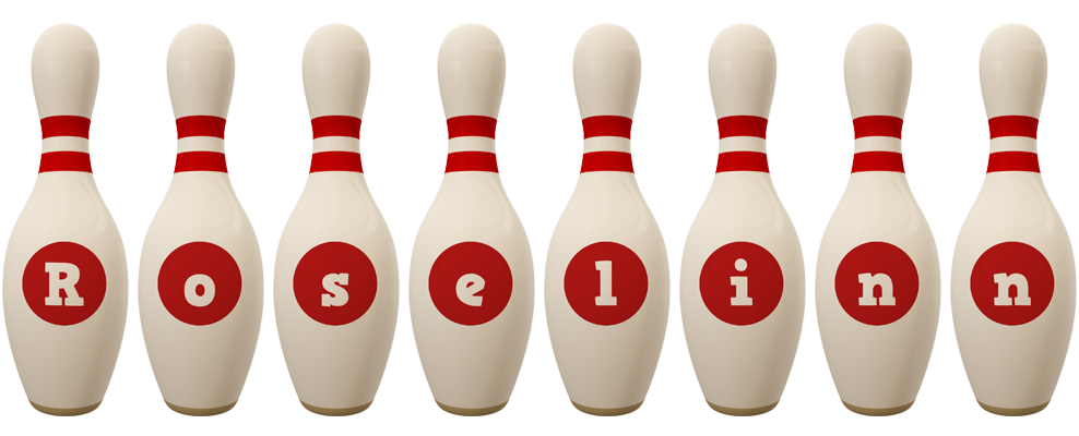 Roselinn bowling-pin logo