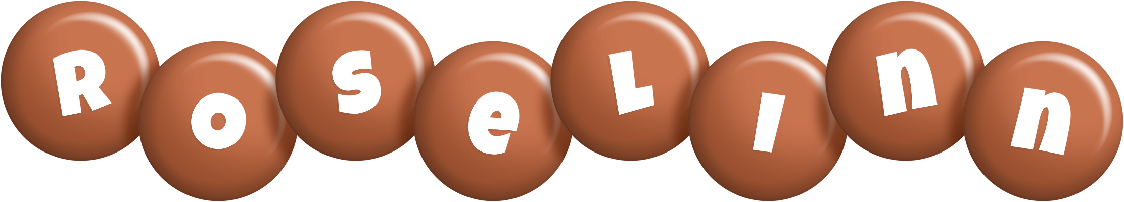 Roselinn candy-brown logo