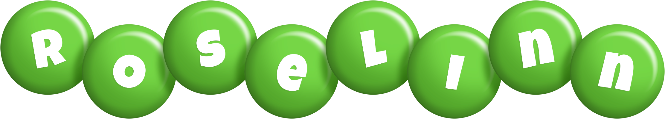Roselinn candy-green logo