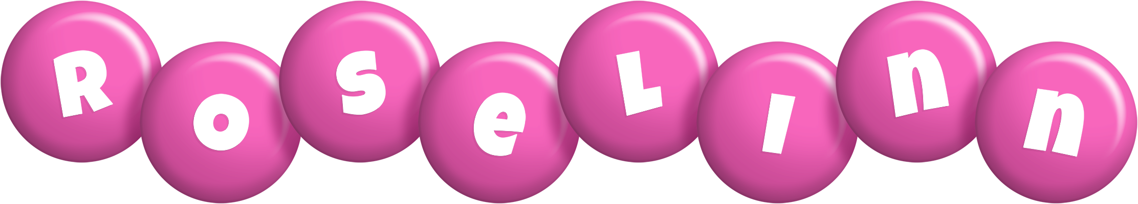 Roselinn candy-pink logo