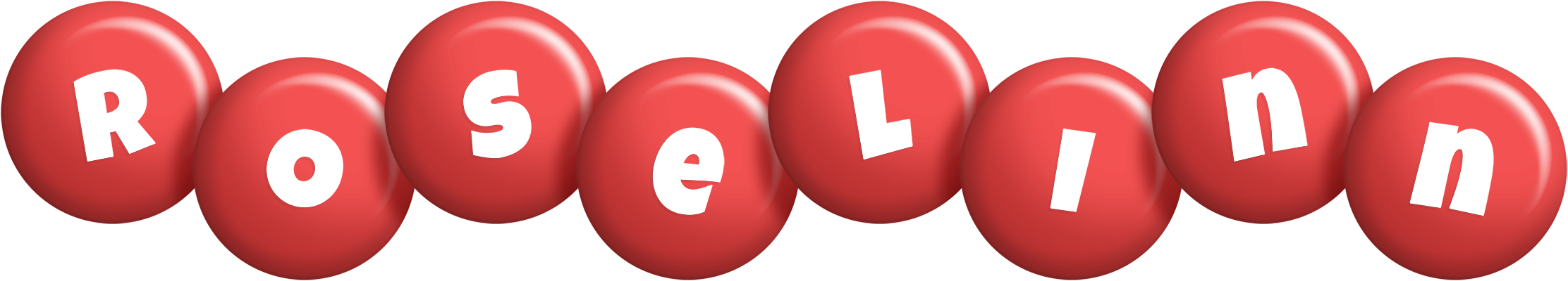 Roselinn candy-red logo