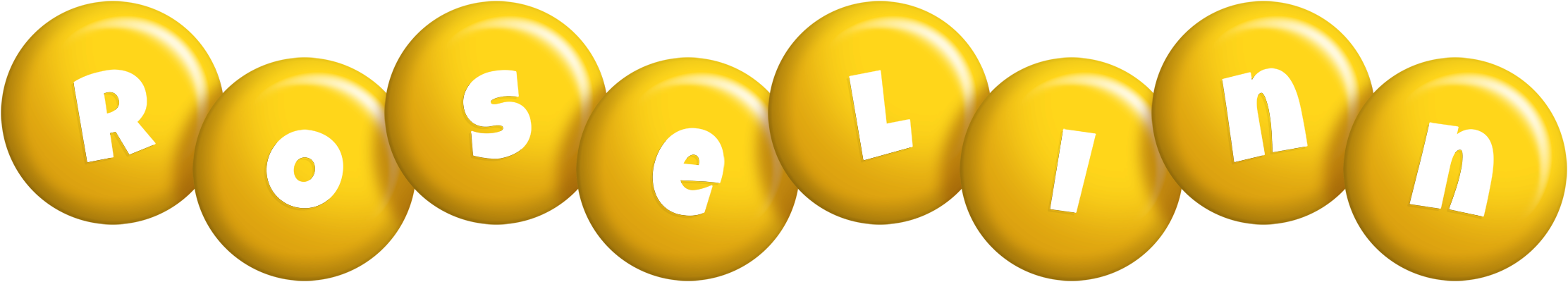Roselinn candy-yellow logo