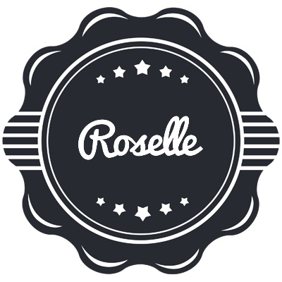 Roselle badge logo