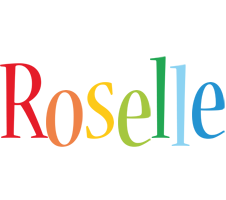 Roselle birthday logo