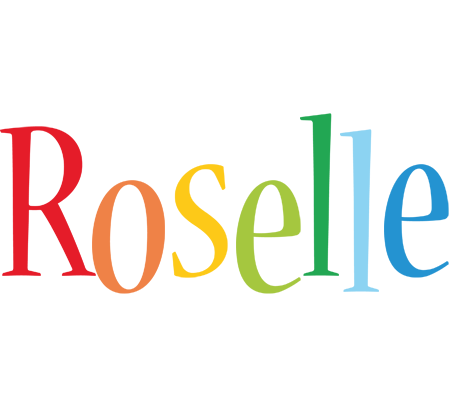 Roselle birthday logo
