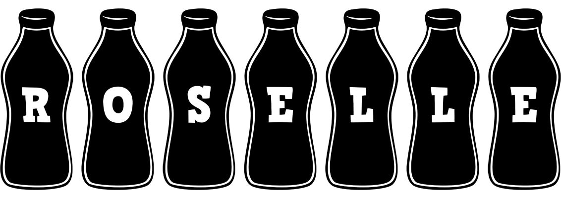 Roselle bottle logo