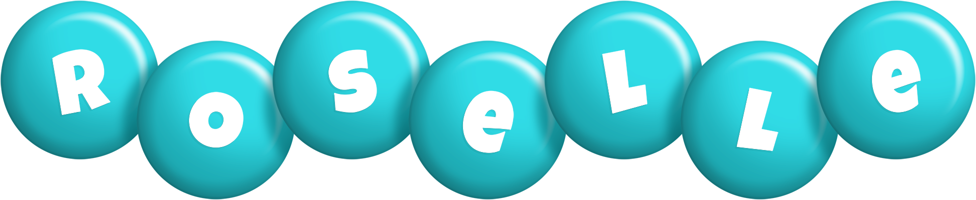 Roselle candy-azur logo