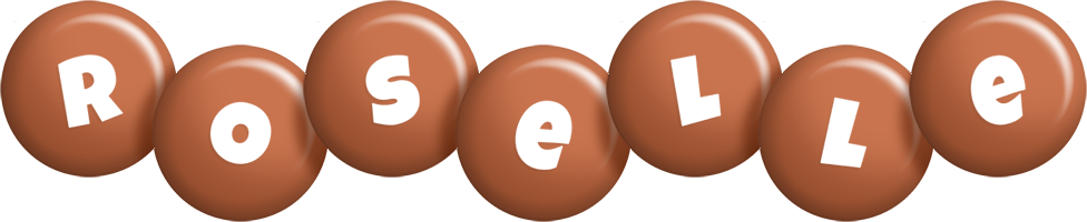 Roselle candy-brown logo