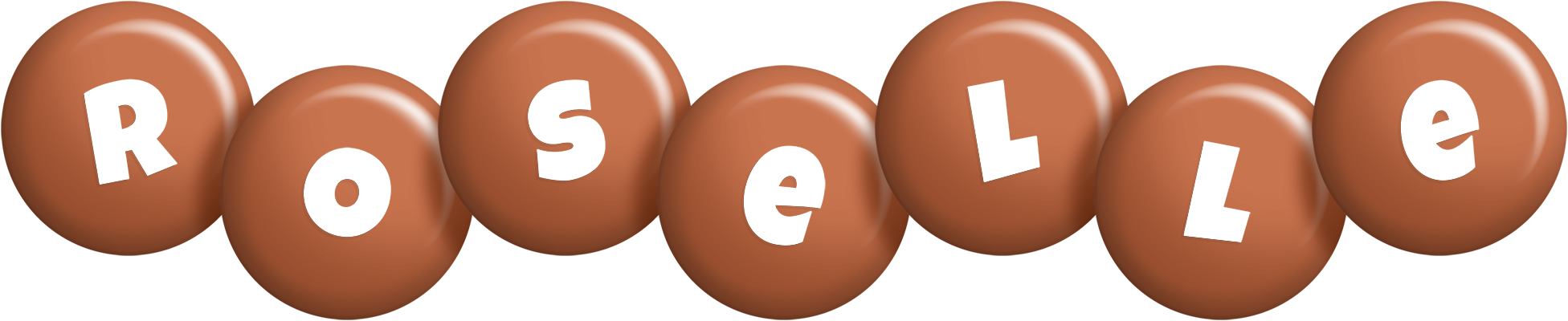 Roselle candy-brown logo