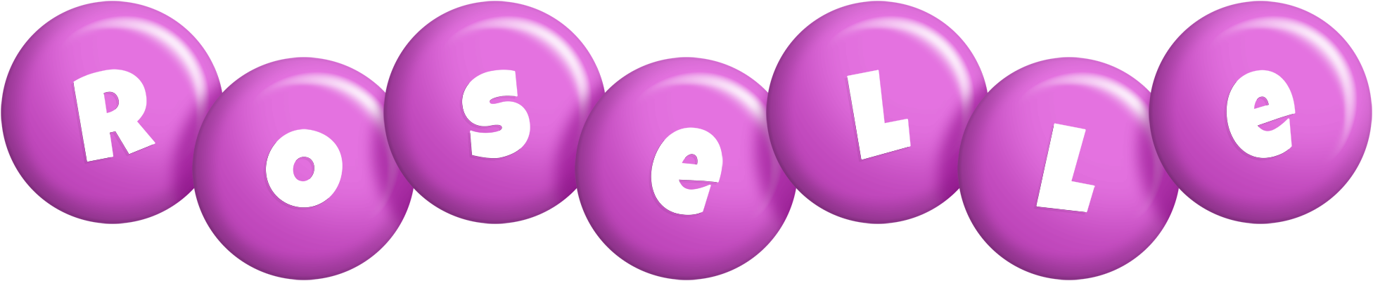 Roselle candy-purple logo