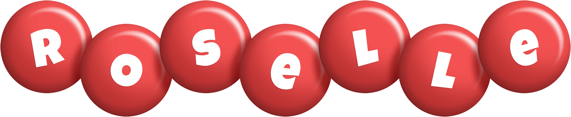 Roselle candy-red logo