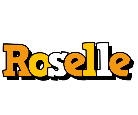 Roselle cartoon logo